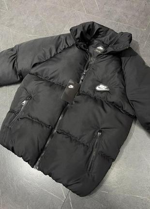 Куртка зимова до - 10°с чорна жіноча / чоловіча nike