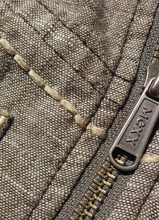 Лляна джинсова куртка піджак mexx jeans.