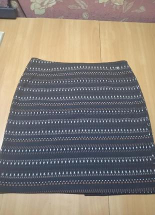 Тепла стрейчева спідниця 46 р.в ідеалі