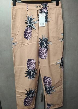 Штани штани ананаси mango 36 розмір3 фото