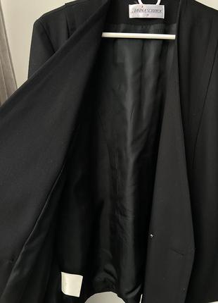 Жакет піджак чорний janina4 фото