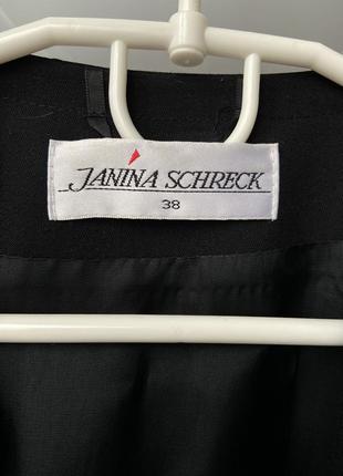 Жакет піджак чорний janina5 фото