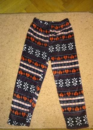 Тёплые лосины на девочку на 3-4 года