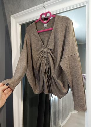 #длбрирэчи кофта на затяжке спереди ангора 4