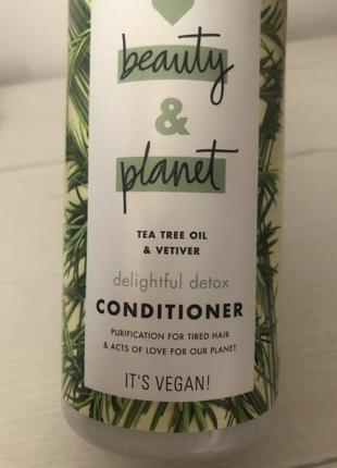 Кондиціонер для волосся "чудовий детокс" love beauty&planet delightful detox conditioner2 фото