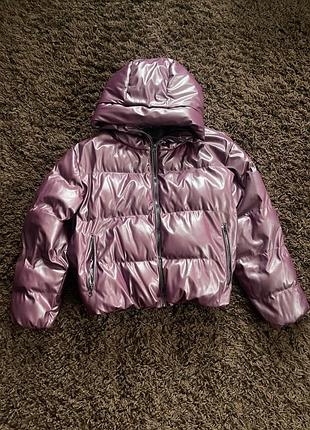 Осінньо-зимова куртка під шкіру