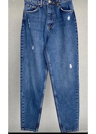 Джинси мом висока посадка жіночі прямі бойфренди