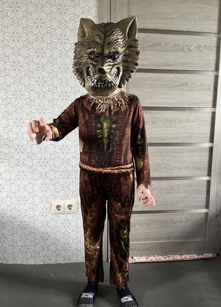 Карнавальний костюм перевертень вовк 7-8 років на хеллоуїн