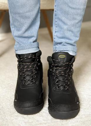 Теплі черевики шкіряні чорні зимові чоловічі для чоловіків,зручні,комфортні,стильні5 фото