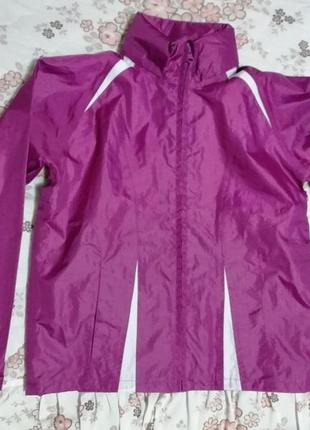 Куртка ветровка дождевик с капюшоном jeantex на 11-12роков 146-152см3 фото