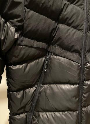 Подовжена куртка nike winter jacket black long8 фото