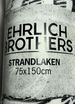 Полотенце ehrlich brothers, sky brands, germany, 75*150 см. новое!5 фото