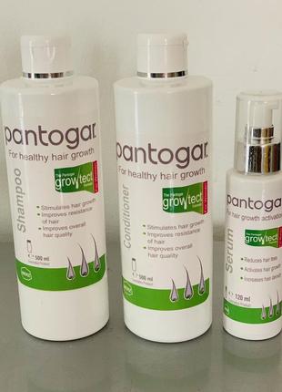 Набір шампунь, кондиціонер і сироватка пантогар. pantogar shampoo, conditioner and serum set