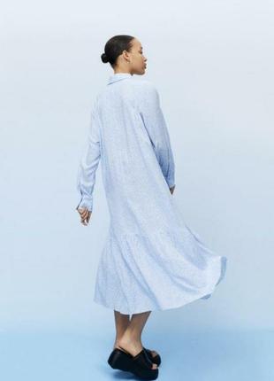 Сукня сорочка з ярусом від h&m