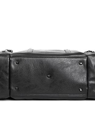 Дорожная сумка для ручной клади в самолет, поезд черная. сумка для вещей мужская женская городская4 фото