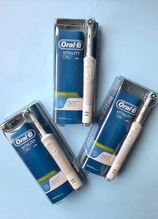 Електрична зубна щітка oral-b braun vitality 100 crossaction! акумулятор!1 фото