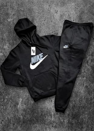 Утеплений чоловічий костюм nike3 фото