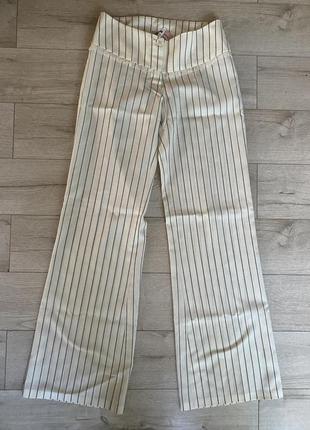 Anett штани брюки палаццо в полоску