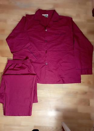 Чоловіча піжама домашній костюм з довгим рукавом