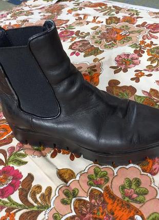 Ботинки шкіряні