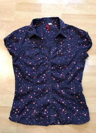 Турецька блузка, рубашка h&m basic 40-42 розмір xs5 фото
