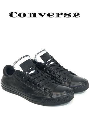 Кожаные кеды converse converse chuck taylor all star low reflective madison оригинал6 фото