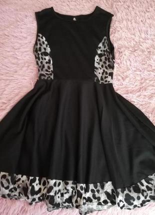 Платье леопардовый принт3 фото