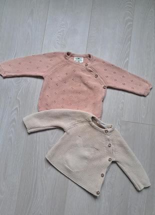 В'язані кофточки розпашонки topomini