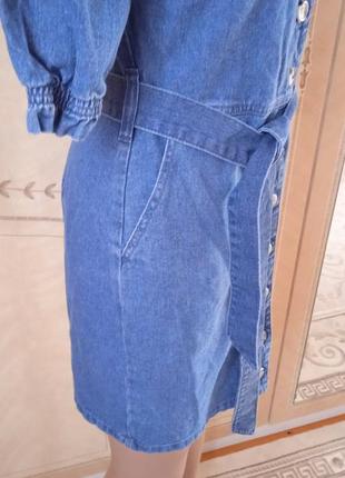 Стильна джинсова сукня 4