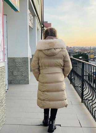 Зимове пальто для дівчини2 фото