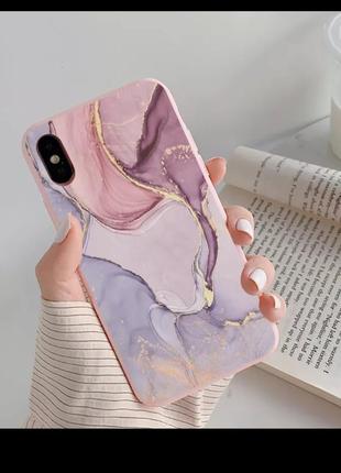 Чохол samsung s22 plus рожевий мрамор