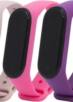 Комплект ремінців mrk для xiaomi mi band 4/3 flamingo (mrk7299)