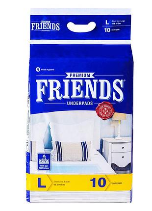Пеленки гигиенические friends premium, 90х60 см, 10 шт.