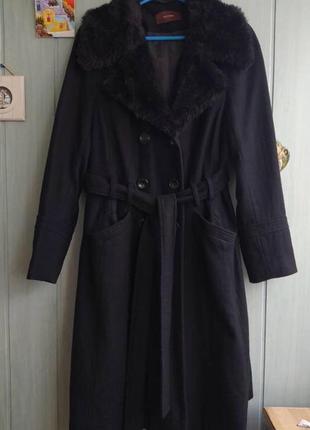 Стильное пальто 54 % шерсть большой размер