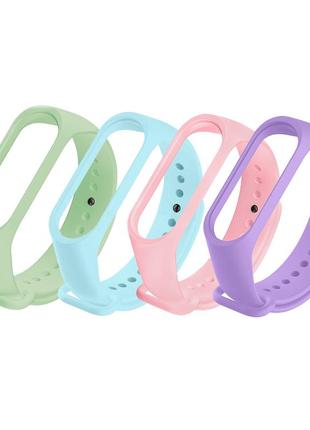 Комплект ремешков mrk для xiaomi mi band 3/4 light coral (mrk9253)