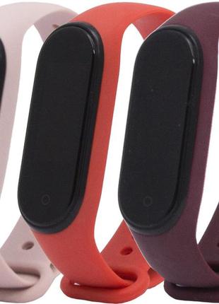 Комплект ремінців mrk для xiaomi mi band 4/3 coral rib (mrk7322)