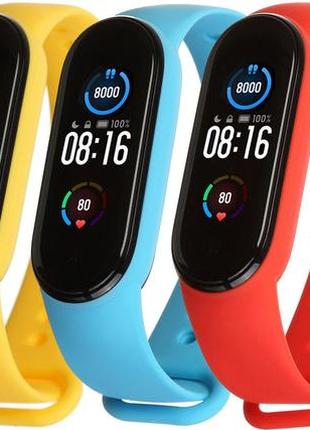 Комплект ремінців mrk для xiaomi mi band 5/6 bananas (mrk7536)