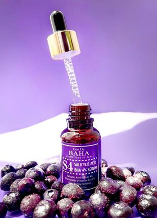 Кислотная сыворотка для проблемной кожи cos de baha bha salicylic acid 4% exfoliant serum 30мл