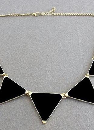 Кольє ювелірна біжутерія позолочене 3516-а