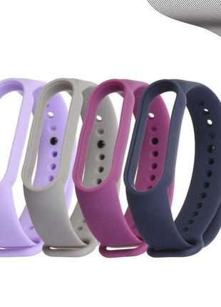 Комплект ремінців mrk для xiaomi mi band 5/6 grape sparkle (mrk7774)