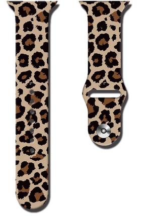 Ремешок mrk ribbed для apple watch 38/40/41 mm leopard (mrk5258)