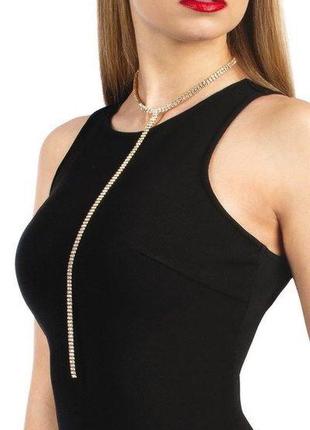 Колье со стразами bijoux pour toi - audrey gold