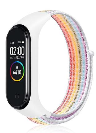 Ремешок нейлоновый mrk для фитнес браслета xiaomi mi band 6/5/4/3 multicolor (mrk3051)