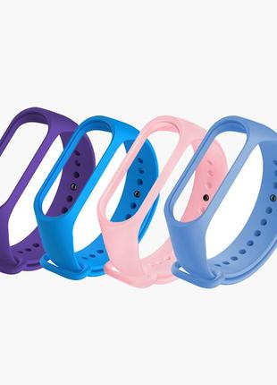 Комплект ремінців mrk для xiaomi mi band 3/4 lillac (mrk5662)