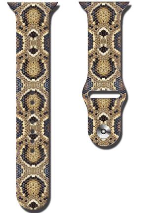 Ремінець mrk ribbed для apple watch 38/40/41 mm snake (mrk7482)