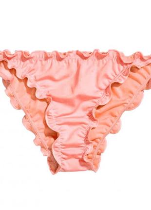 Нижняя часть купальника для женщины h&m 0188153 xl оранжевый 64331