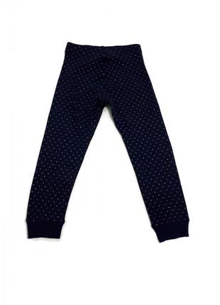 Пижамные брюки для девочки h&m 0623765018 110-116 см  темно-синий 607612 фото