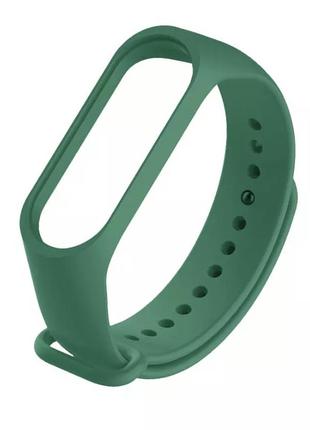 Браслет / браслет для смарт часов mi band 3 / 4 dark green