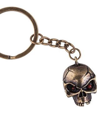Брелок амулет череп бронзовое покрытие / брелок амулет череп бронзовое покрытие 2x1x1 см