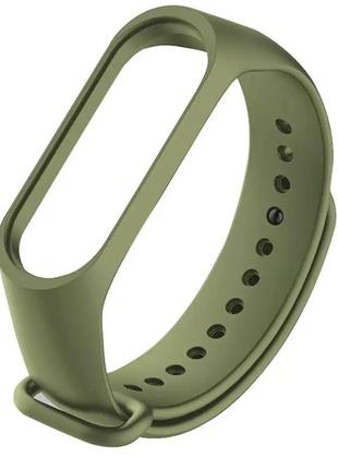 Браслет / браслет для смарт часов mi band 3 / 4 army green